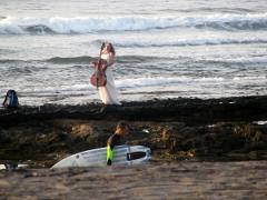 En bord de plage de Los Cristianos