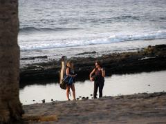 En bord de plage de Los Cristianos