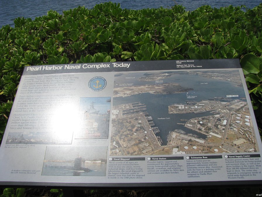 Visite du port Pearl Harbor