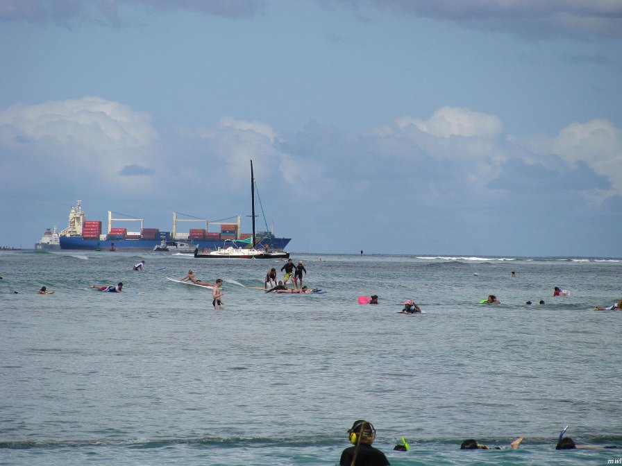 Plage de Waikiki